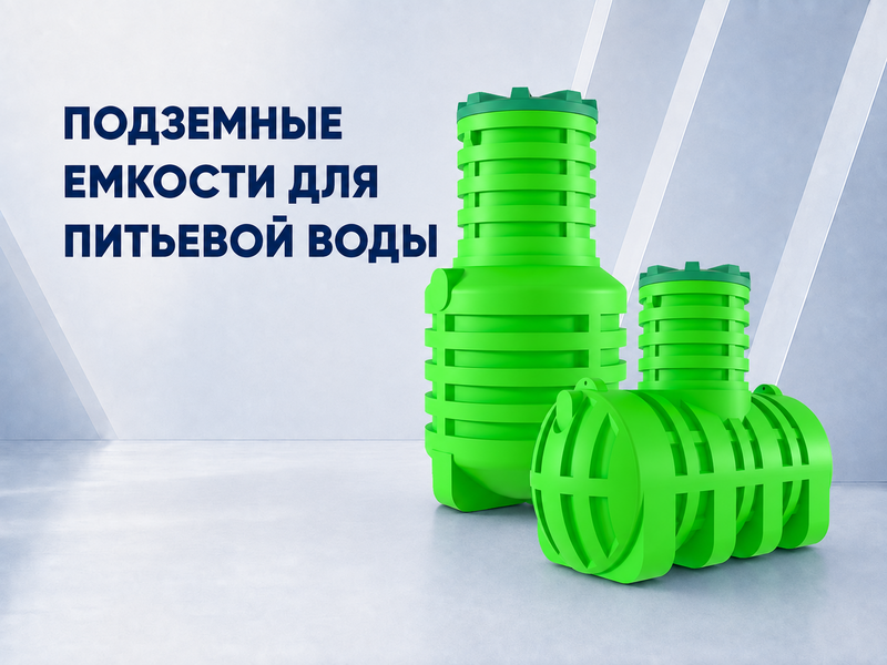 Подземные емкости для питьевой воды