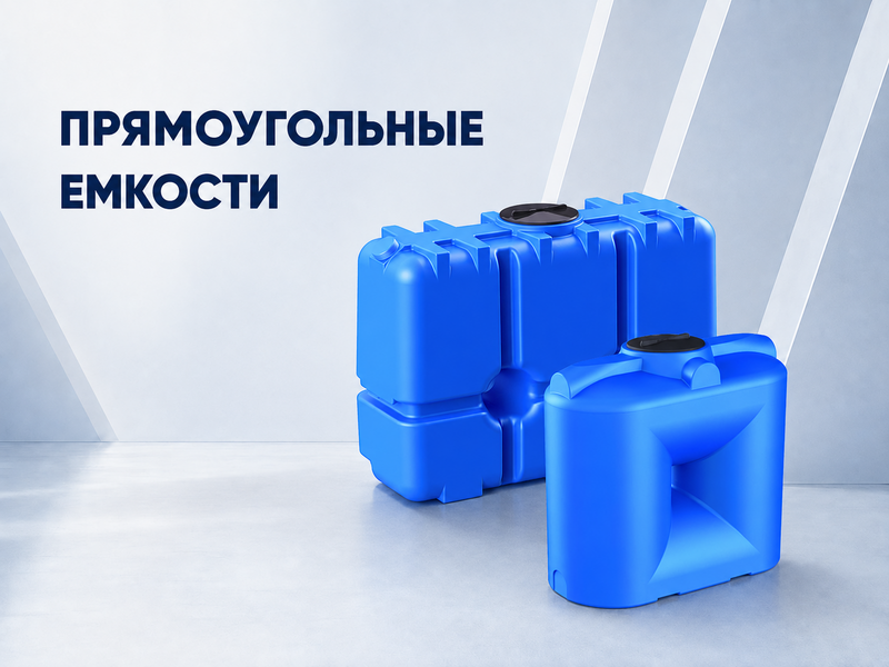 Прямоугольные емкости